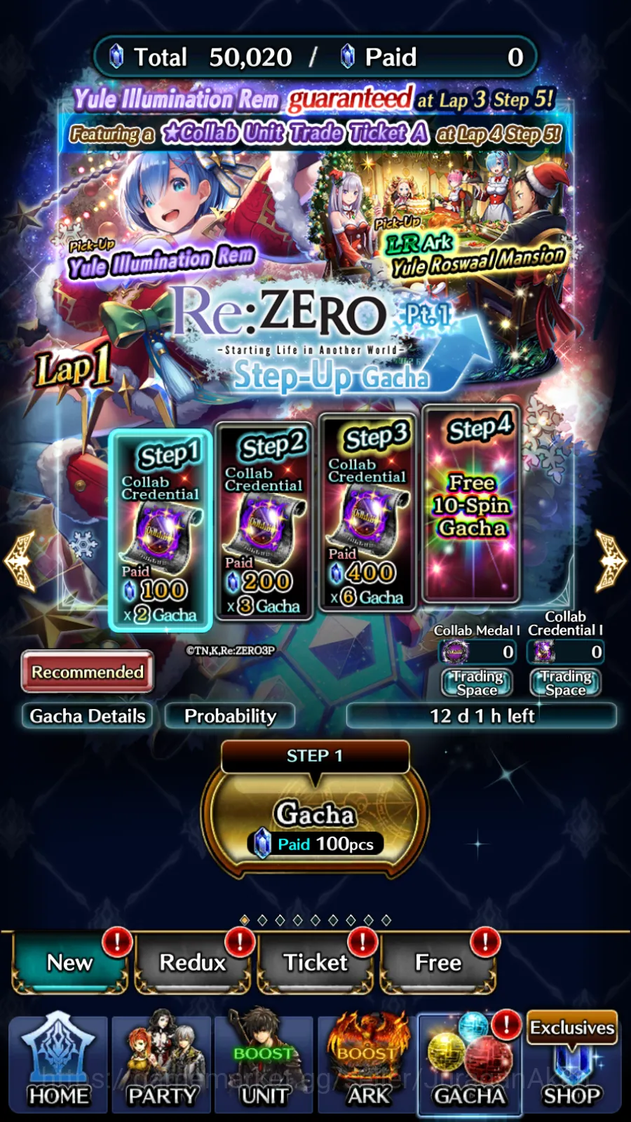 Last Cloudia Accounts Low-End Global|Starter 50K Crystal+Collab Re:Zero (Rem & Emilia)+Other Units|Code Only|Check SS(LC734) 2