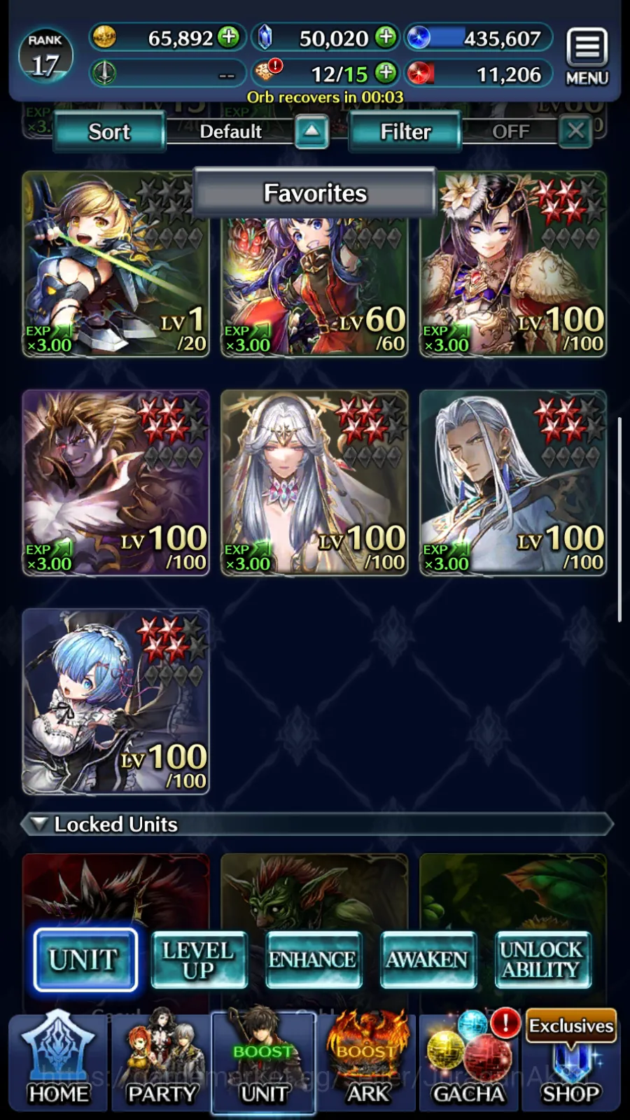 Last Cloudia Accounts Low-End Global|Starter 50K Crystal+Collab Re:Zero (Rem & Emilia)+Other Units|Code Only|Check SS(LC734) 5