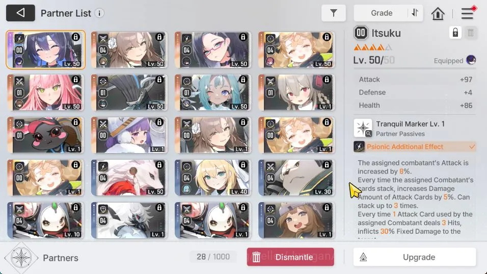 Chaos Zero Nightmare Accounts GLOBAL Lv50|8 SSR 3 Limit (Chizuru+Sign,YukiM1,Har image 3