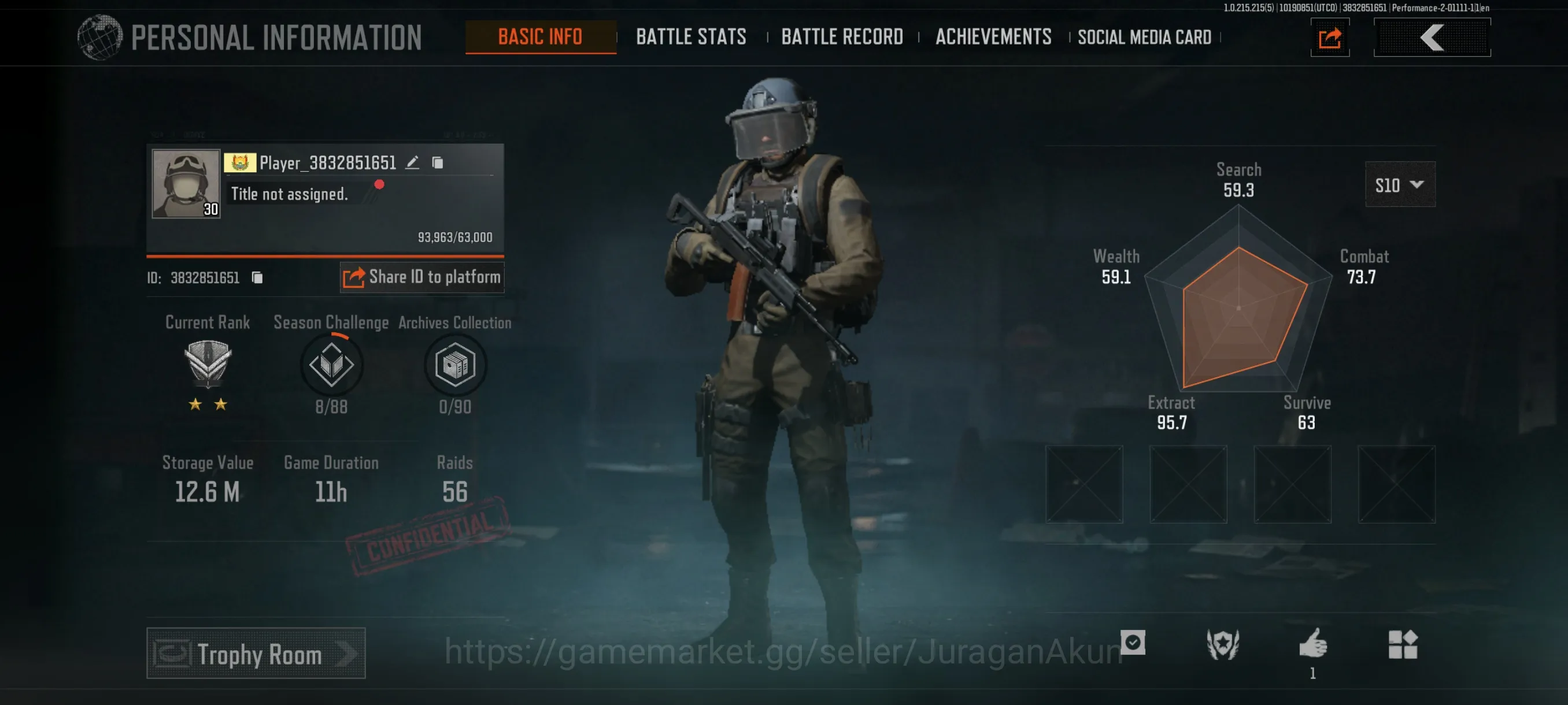 Arena Breakout Accounts [MOBILE]SV 12,6M|CV 11M|Starter PLain Acc|Cascade  image 3