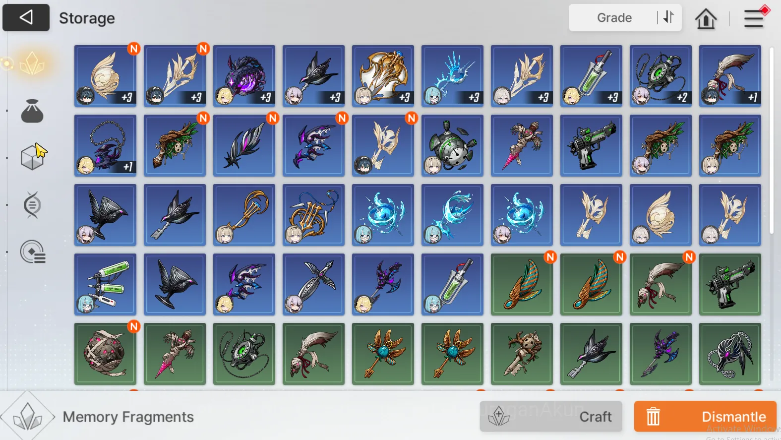 Chaos Zero Nightmare Accounts GLOBAL|Good Mid|6SSR Khalipe,Magna M2,Luke M1,Renoa M1,Haru,Orlea|Build 40-50k Save Data|Log 4