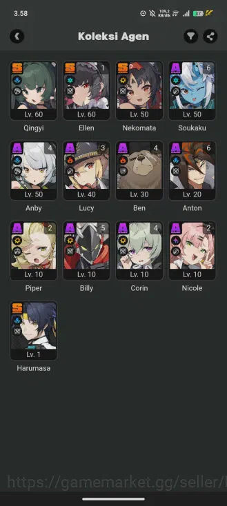 Honkai Star Rail Accounts Others ASIA | TL 70 | Stellar Jade 1870 + 4 ticket | Limited 20 | costume Ruan Mei | Yao Guang S1 19