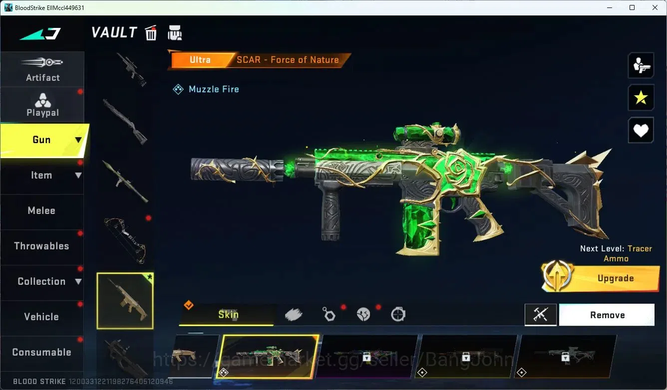 Blood Strike Accounts ASIA | Ultra SCAR-Force of Nature | Collab Ethan-B image 14