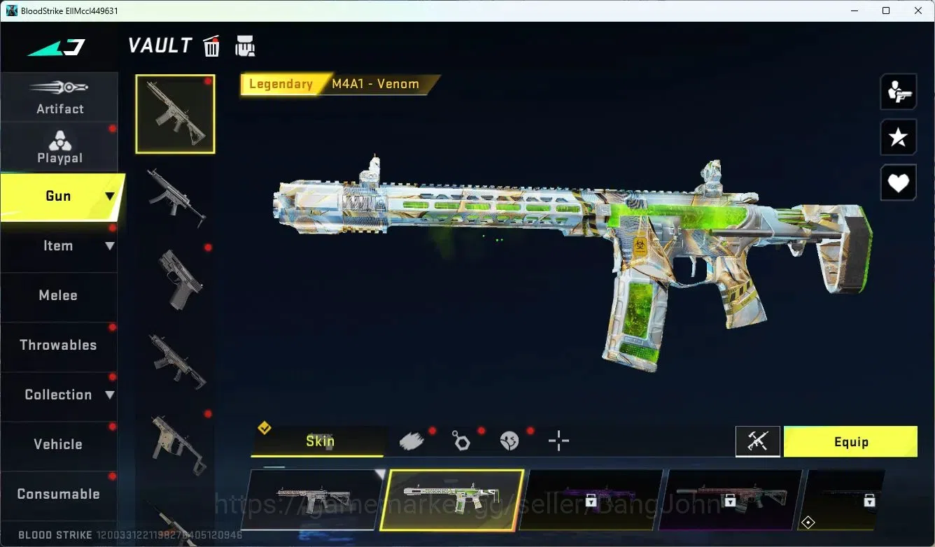 Blood Strike Accounts ASIA | Ultra SCAR-Force of Nature | Collab Ethan-B image 15