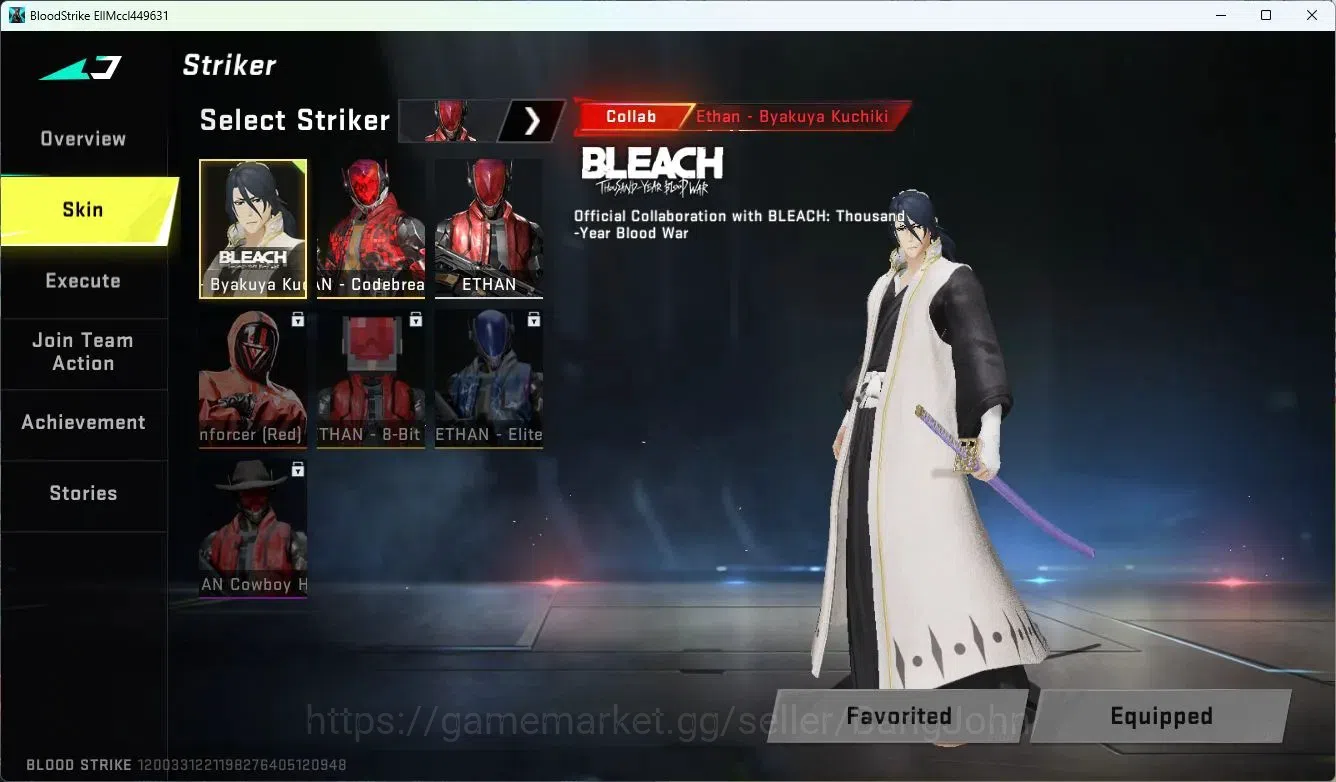 Blood Strike Accounts ASIA | Ultra SCAR-Force of Nature | Collab Ethan-B image 3