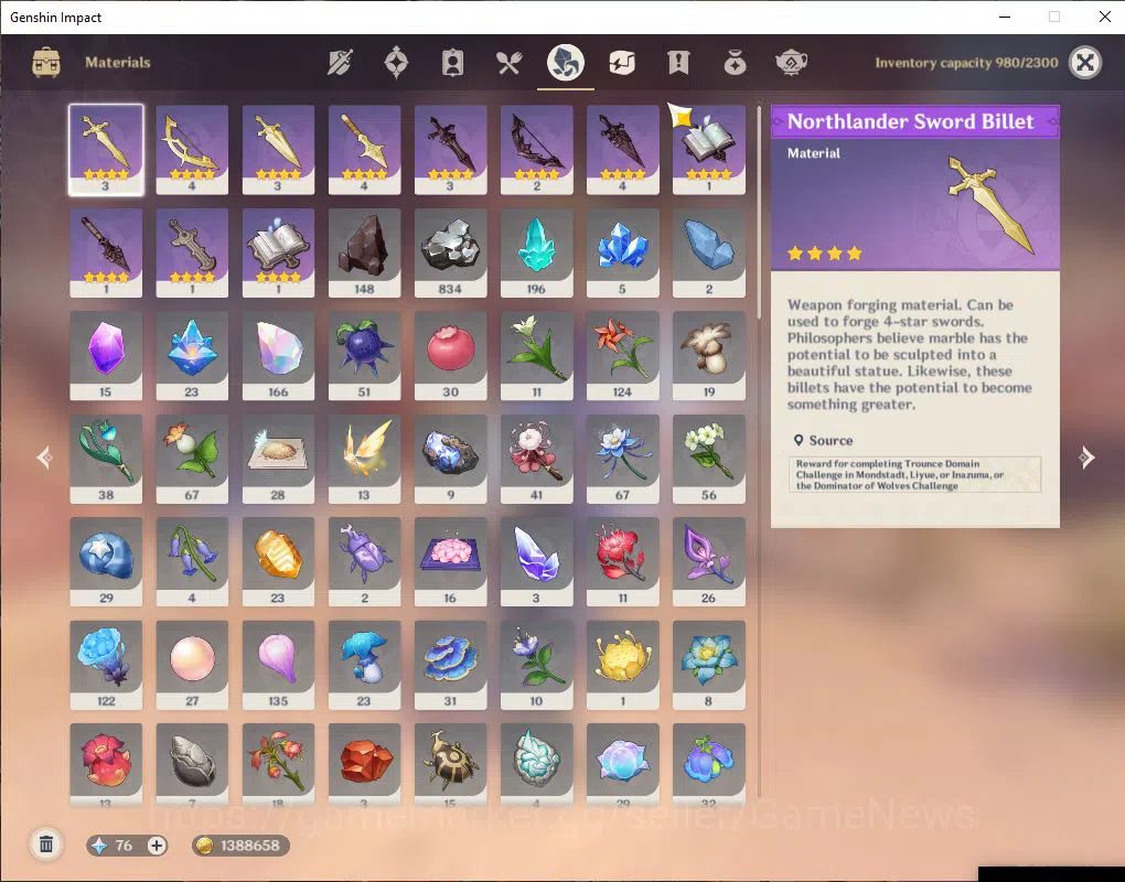 Genshin Impact Accounts ASIA|AR 59|14 Limit+9(*5WeP)|(ArlecchC1,Raiden,Clo image 11
