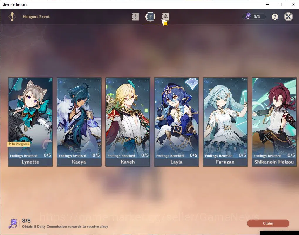 Genshin Impact Accounts ASIA|AR 59|14 Limit+9(*5WeP)|(ArlecchC1,Raiden,Clo image 16