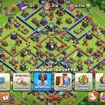 Clash of Clans Accounts High-End TH 14 - BH 10|LV 171|HH 8|Limited Skin|BK 54,AQ 61,GW 43,MP 46,RC 18|BM 30,BC 18|1040