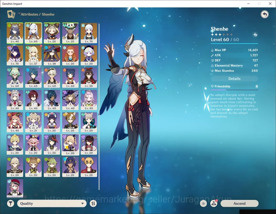Genshin Impact Mid Game ASIA|AR 45 | 4 Limited + 2 [5 Star Weapon]|[Ayaka+ image 1
