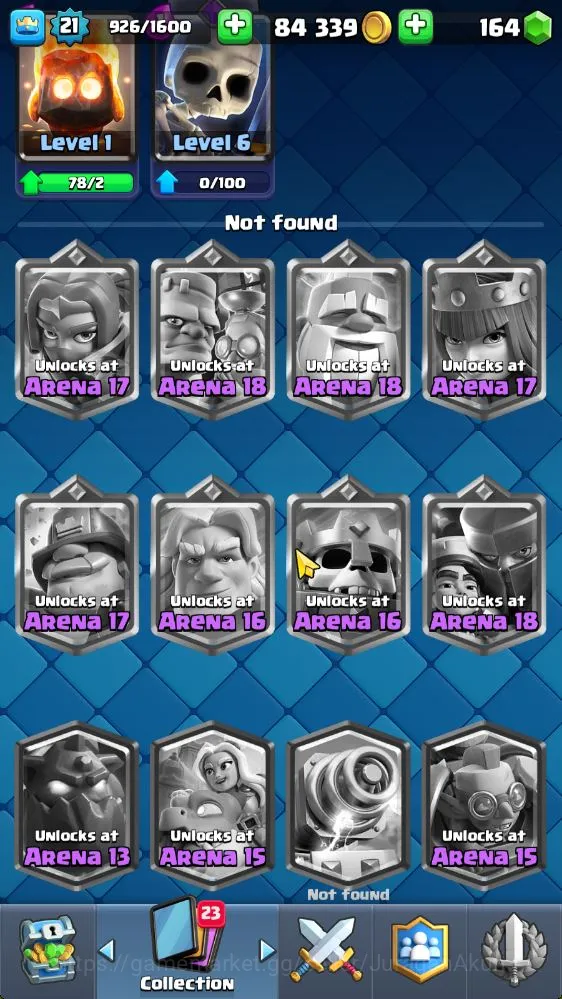 Clash Royale Accounts Midgame Lvl 21|Trophy 4049| KTL 8 | Card 70 | 1 EVO, 4 Legend, 16 Epic, 20 Rare, 26 Common | Gems 164 11