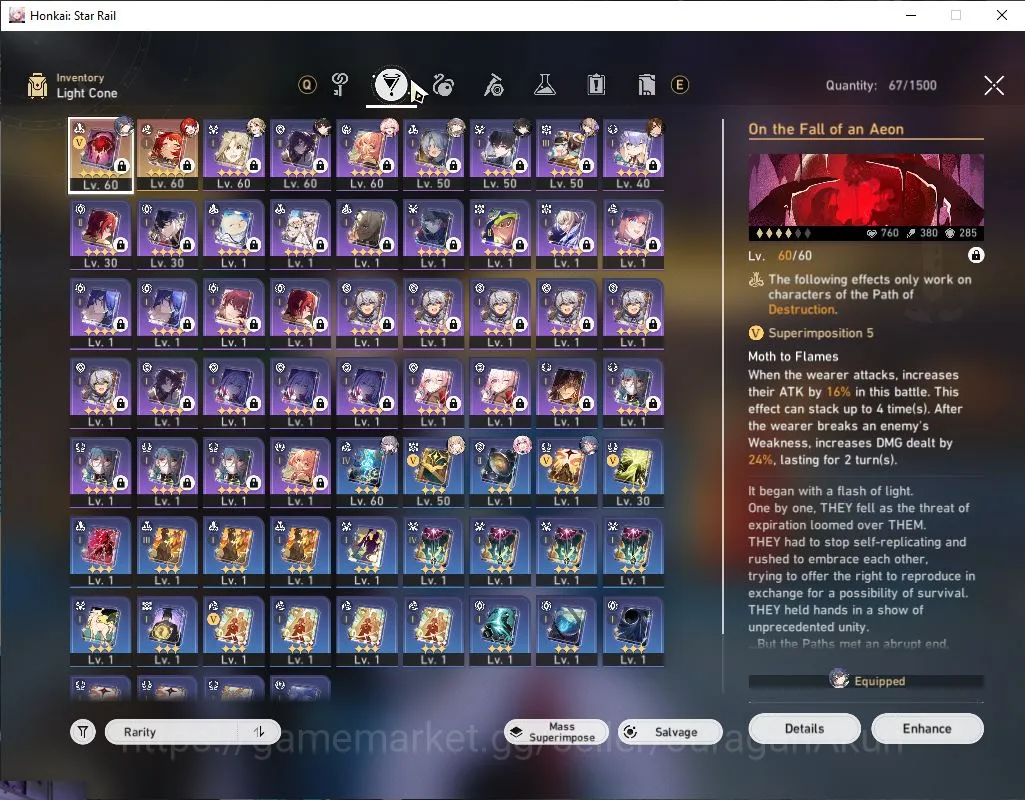Honkai Star Rail Accounts Mid Game ASIA|TL 52| 6 Limited |Tribbie+Sign,Hycine,Yunli,Dante,Topaz,Archer|Mc 5