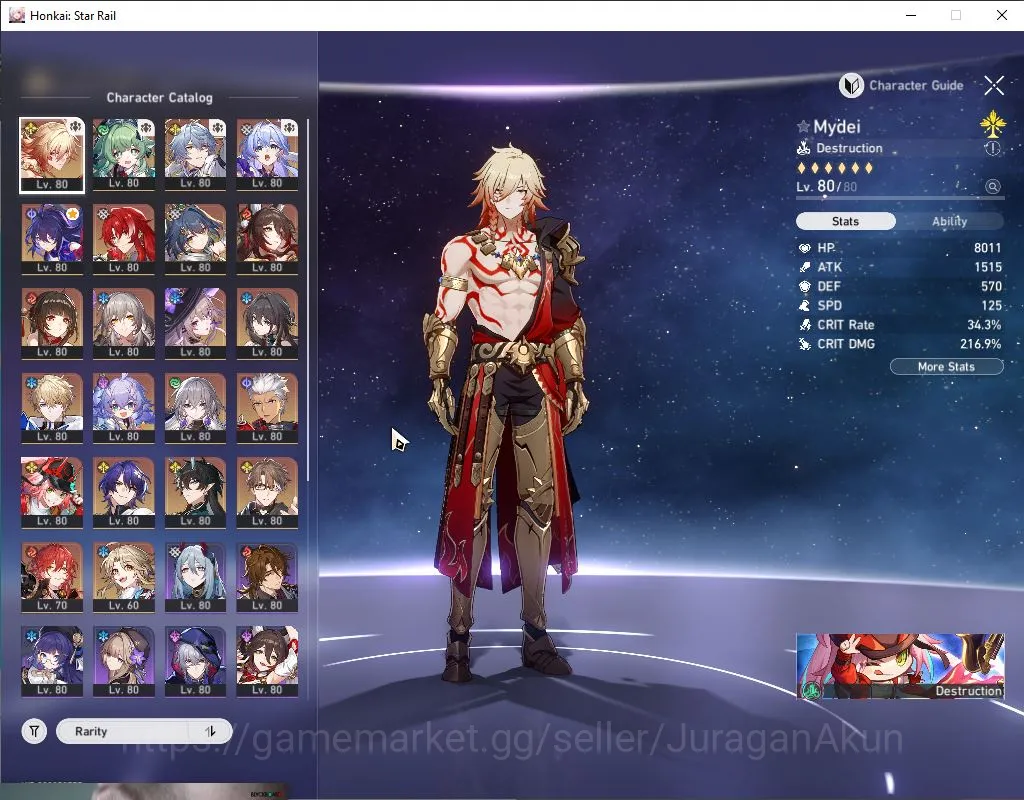 Honkai Star Rail Accounts End Game ASIA|TL70|14 Limited[The Herta+Sign,Sunday,Mydei,Huohuo,Robin,Argenti,Lingsha,Ruan 2