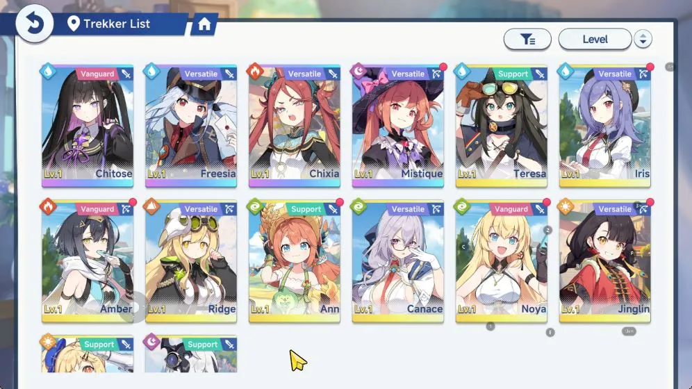 Stella Sora Accounts GLOBAL| Fresh Starter | 2K SD | 4 SSR Chotose,Freesia,Chixia,Mistique |8 SR Disc| Selecter ON | Log 2