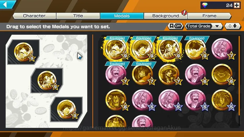One Piece Bounty Rush Accounts Starter Global|3 META EX|Daimyo Kuari Oden,Five Elders St.Jaygarcia Saturn,Blackbeard Pirates 2
