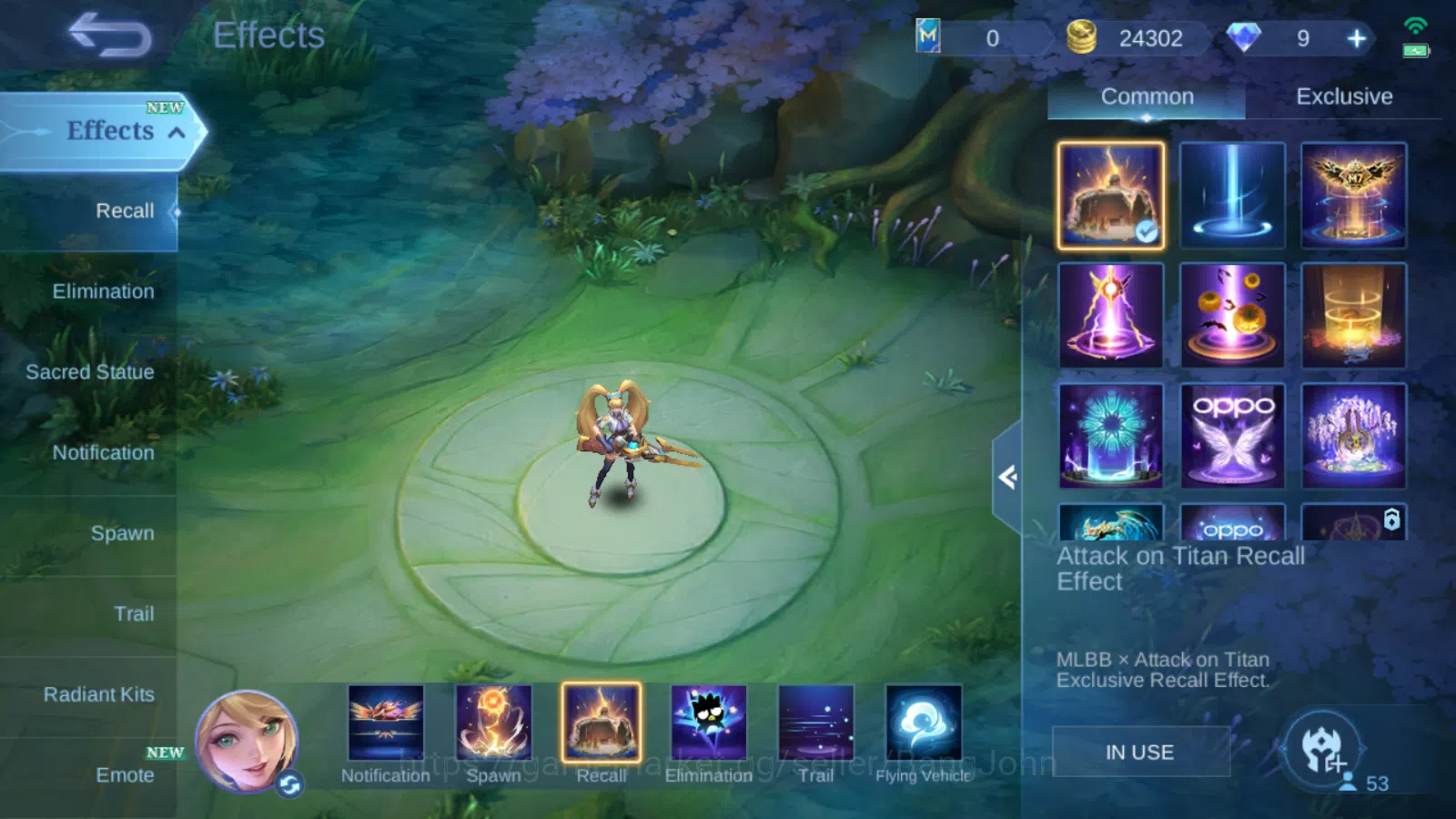 Mobile Legends: Bang Bang Accounts Hero 53 | Skin 74 | Glory | Luckybox Akai | Luckyb image 10