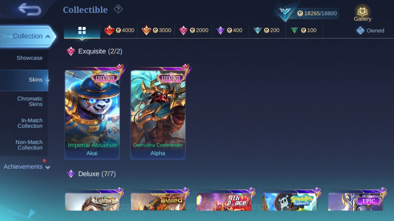 Mobile Legends: Bang Bang Accounts Hero 53 | Skin 74 | Glory | Luckybox Akai | Luckyb image 5