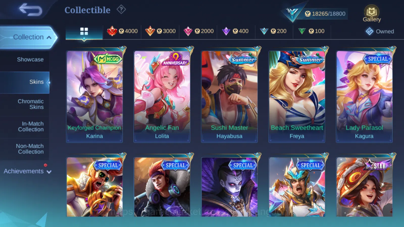 Mobile Legends: Bang Bang Accounts Hero 53 | Skin 74 | Glory | Luckybox Akai | Luckyb image 8