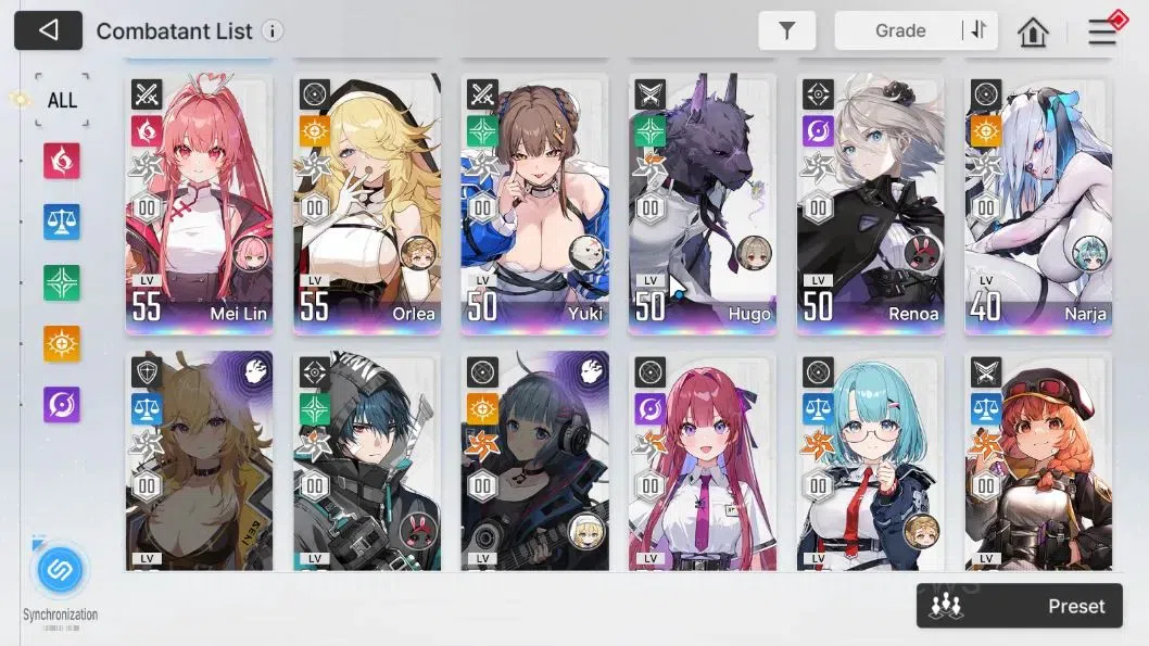 Chaos Zero Nightmare Accounts Global|Lv 54|14 SSR (Heidemarie,Yuki,Narja,Serenie image 4
