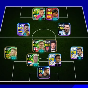 eFootball Accounts Legends & Iconic Players Android|PW3151|Epic MarcoReus Gerrard Koeman,Showtime JamesRodriguez LamineYamal