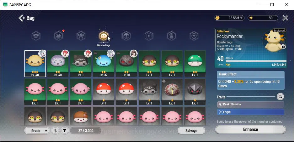 Mongil:Star Dive Accounts Global | AL 39 | 2 SSR Meta - [Flare, Penny] & 9 S image 12