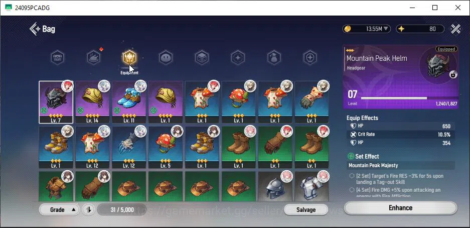Mongil:Star Dive Accounts Global | AL 39 | 2 SSR Meta - [Flare, Penny] & 9 S image 5