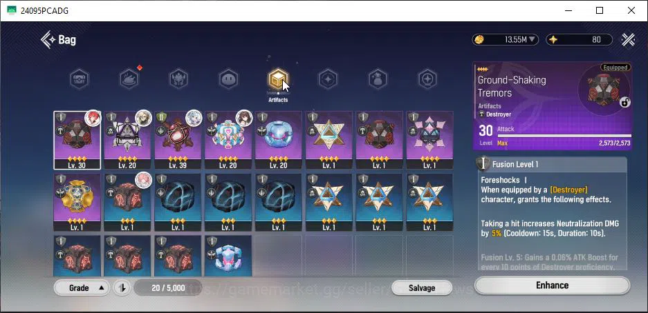 Mongil:Star Dive Accounts Global | AL 39 | 2 SSR Meta - [Flare, Penny] & 9 S image 8