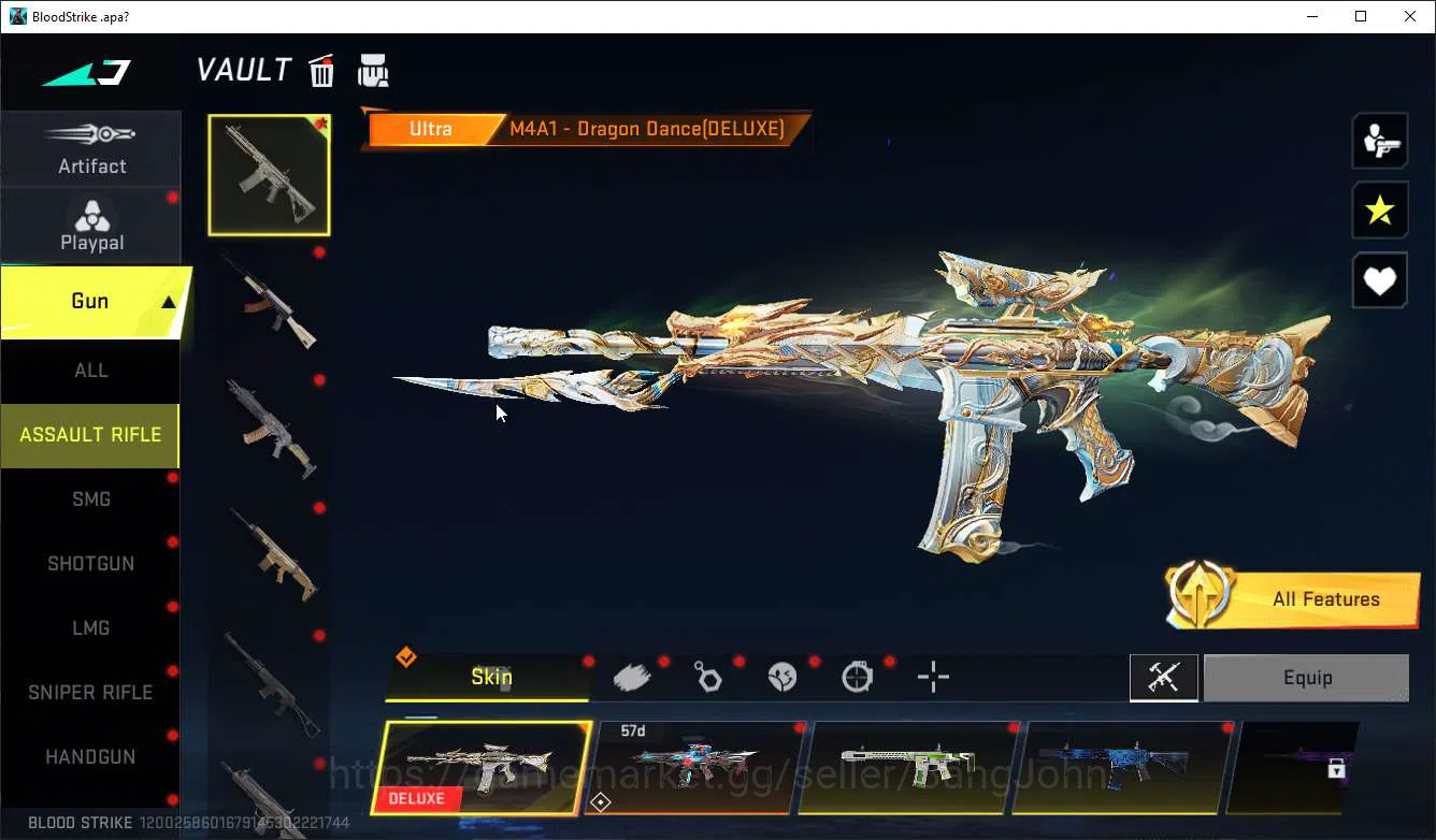 Blood Strike Accounts ASIA | Ultra M4 Deluxe | Ultra QBZ,Vector,Origin | image 3