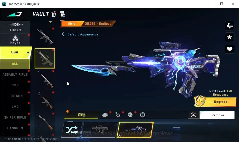 Blood Strike Accounts ASIA|2 ETERNAL[ZERO,Desert Eagle]|ULTRA Melee Dual image 12