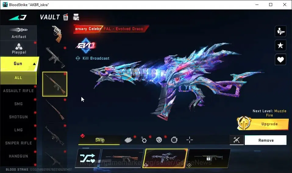 Blood Strike Accounts ASIA|2 ETERNAL[ZERO,Desert Eagle]|ULTRA Melee Dual image 13