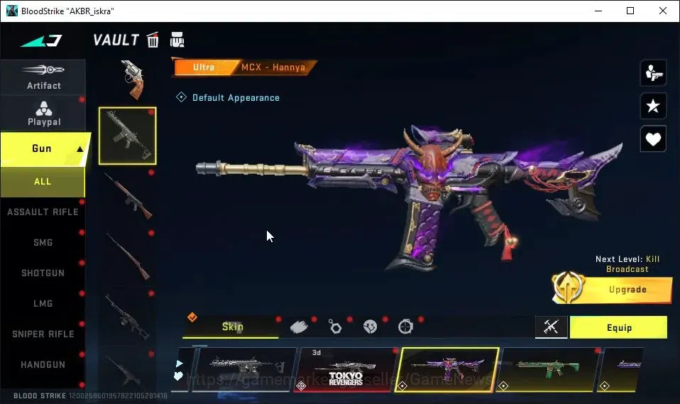 Blood Strike Accounts ASIA|2 ETERNAL[ZERO,Desert Eagle]|ULTRA Melee Dual image 14