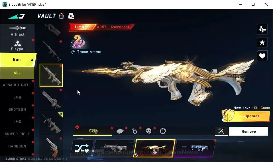 Blood Strike Accounts ASIA|2 ETERNAL[ZERO,Desert Eagle]|ULTRA Melee Dual image 16