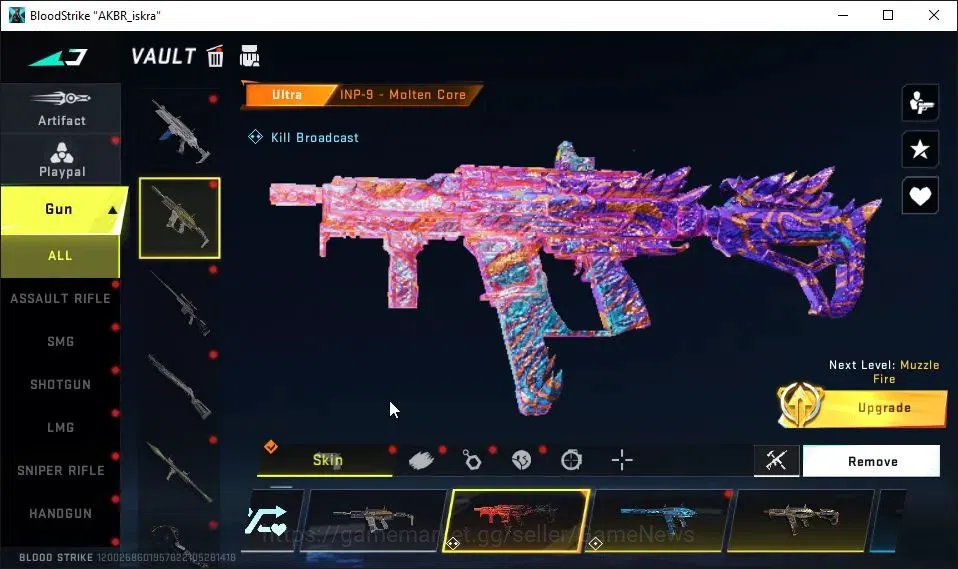 Blood Strike Accounts ASIA|2 ETERNAL[ZERO,Desert Eagle]|ULTRA Melee Dual image 17