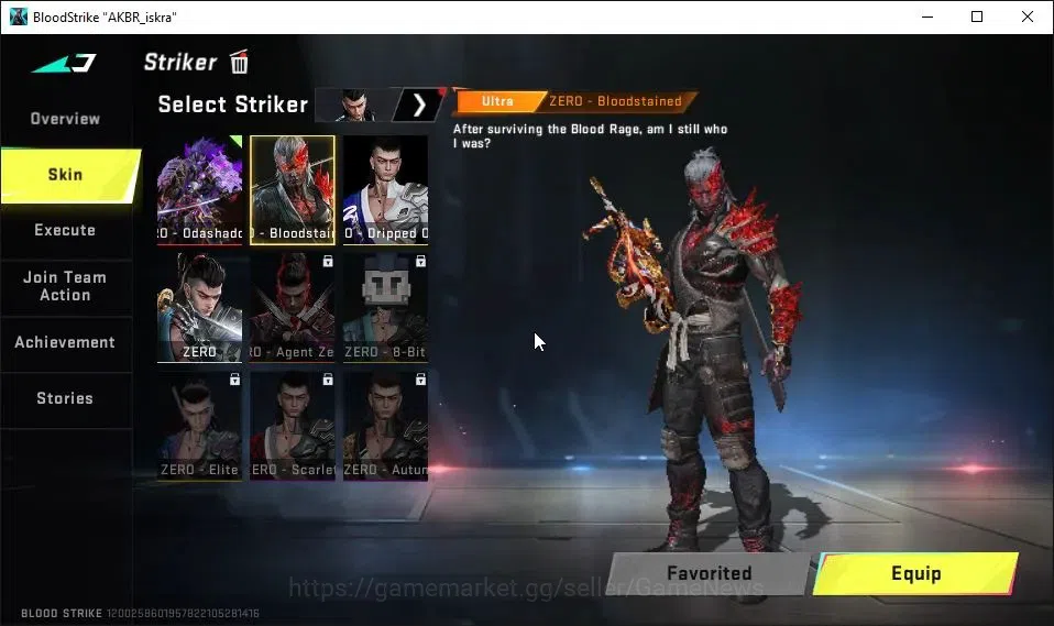 Blood Strike Accounts ASIA|2 ETERNAL[ZERO,Desert Eagle]|ULTRA Melee Dual image 4