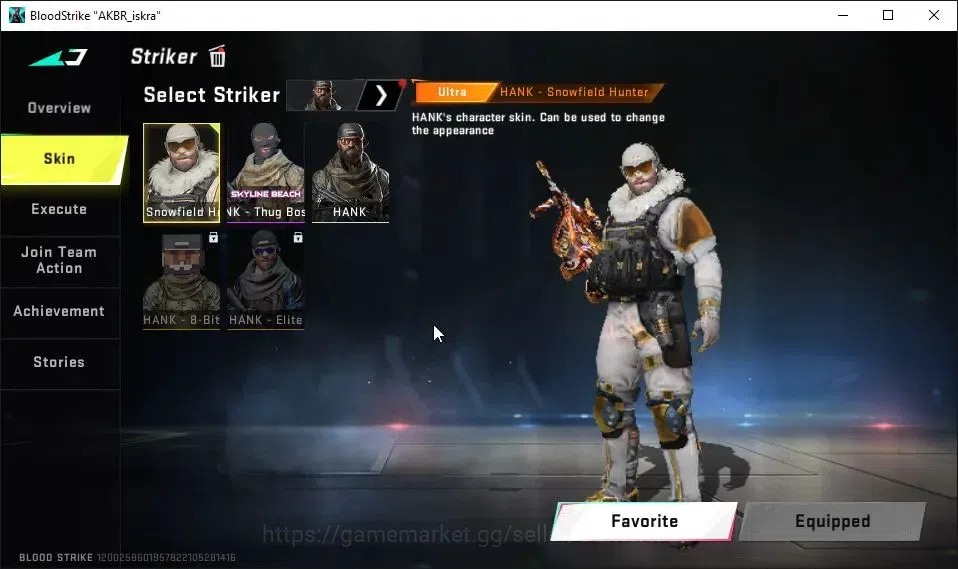 Blood Strike Accounts ASIA|2 ETERNAL[ZERO,Desert Eagle]|ULTRA Melee Dual image 6