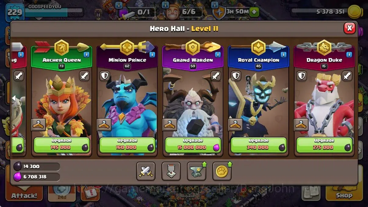 Clash of Clans Accounts Global | TH 17-BH 10|8 Skins|LVL 229|HH 11|BK 79,A image 7