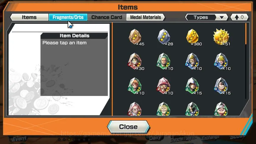 One Piece Bounty Rush Accounts Mid-Tier Global | Starter | 3 META EX | Kozuki Oden,S-Snake,Rob Lucci | Rank 2 | 1K RD+380 FG