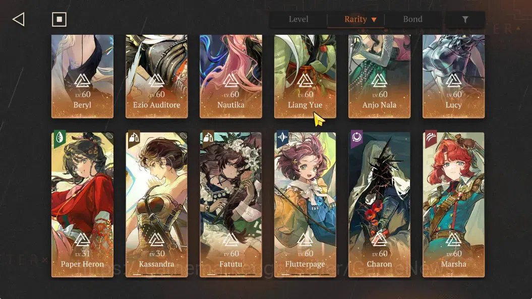 Reverse: 1999 Accounts GLOBAL|87 Unilog|Lv79|Lingering Glow+Psy|40(*6Crew image 3