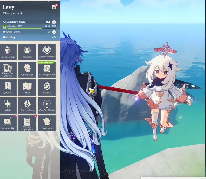 Genshin Impact Starter Asia|AR 34|1Limited[Flins]|Keqing,Mizuki,Xiangling image 1