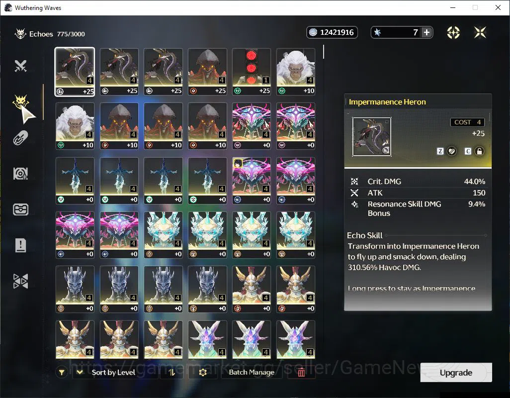 Wuthering Waves Accounts NA|UL 46| 1 Limited [Luuk Herssen RC 3]+Sign| DB L image 7