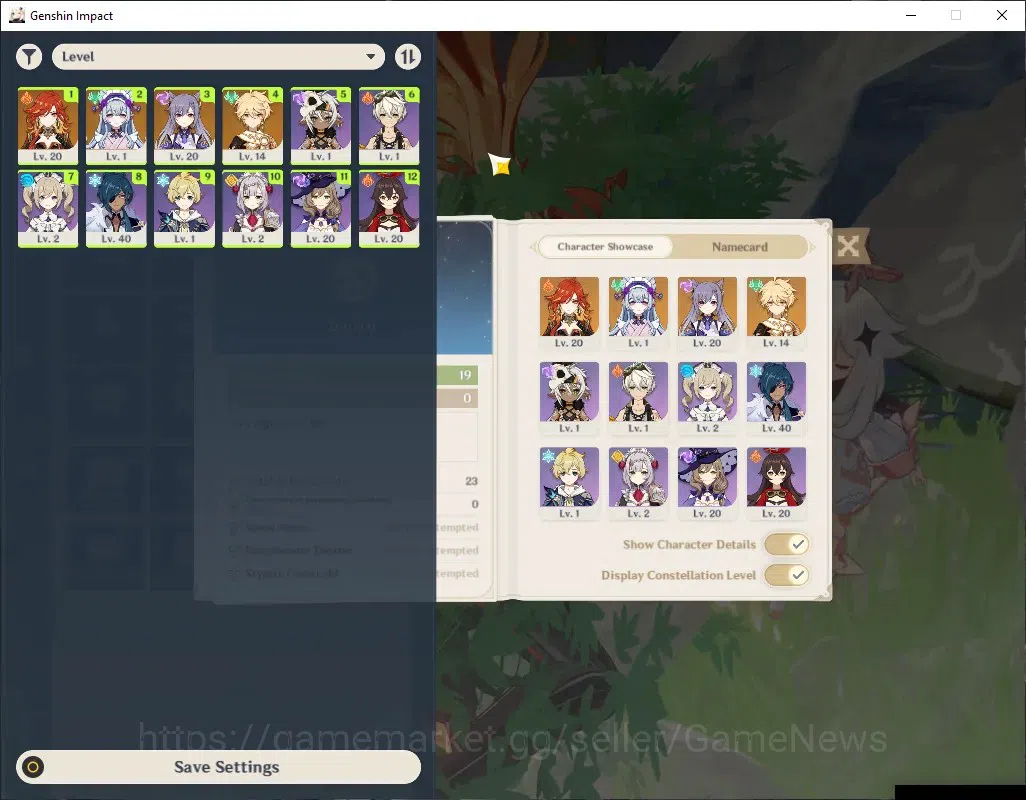 Genshin Impact Accounts Others ASIA|Adventurine Rank 19|1 Limited (Mavuika) + Standard (Keqing,Mizuki)|Male MC|Take 1