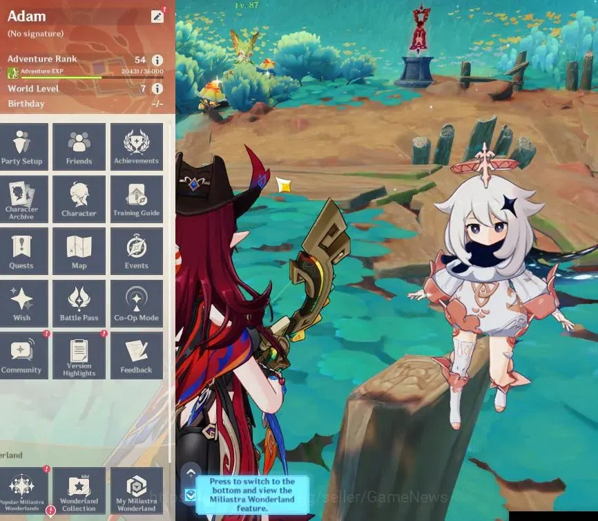 Genshin Impact Accounts ASIA|AR 54|2 Limited +22(*4Character)|FlinsC1,Chas image 2