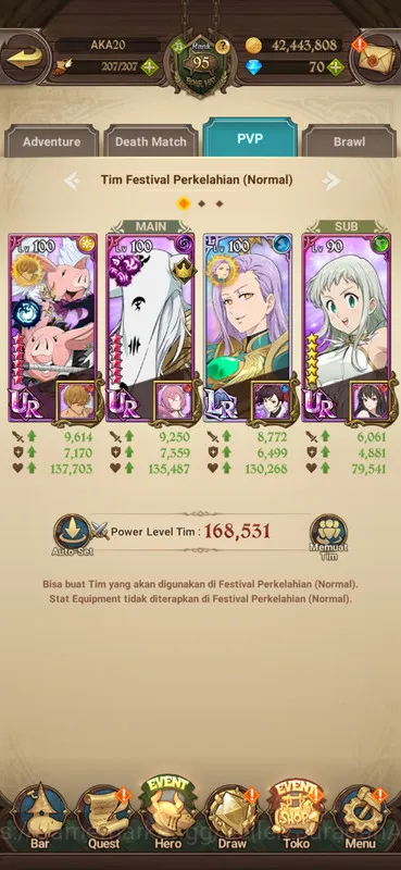 The Seven Deadly Sins: Grand Cross Accounts Midgame Asia |3M CC| 1LR + 5UR | Collab TOG 4