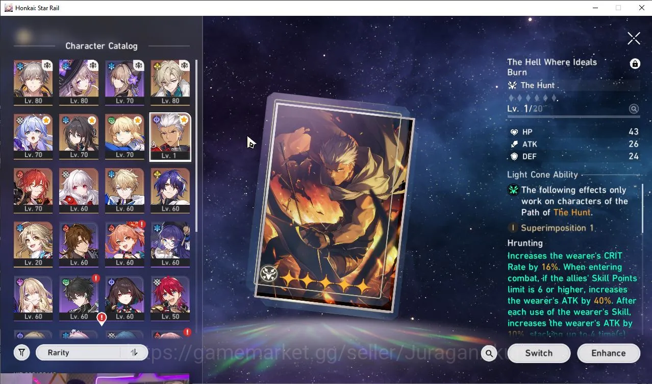 Honkai Star Rail Accounts ASIA|TL65|6 Limited [(The Herta,Aventurine,Saber,A image 2