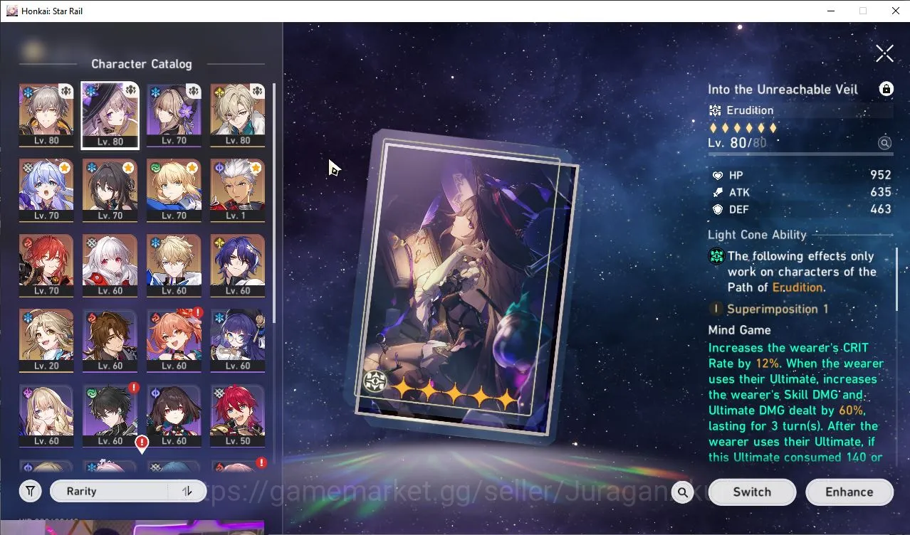 Honkai Star Rail Accounts ASIA|TL65|6 Limited [(The Herta,Aventurine,Saber,A image 5