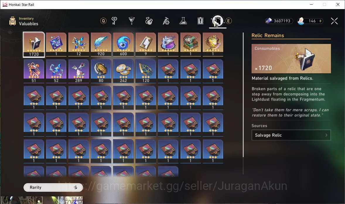 Honkai Star Rail Accounts End Game ASIA|TL69| 10 Limited |[Castorice,Jingliu,Feixiao,Sparkle,Sunday,Ruan Mei,ETC]| MC Male 4