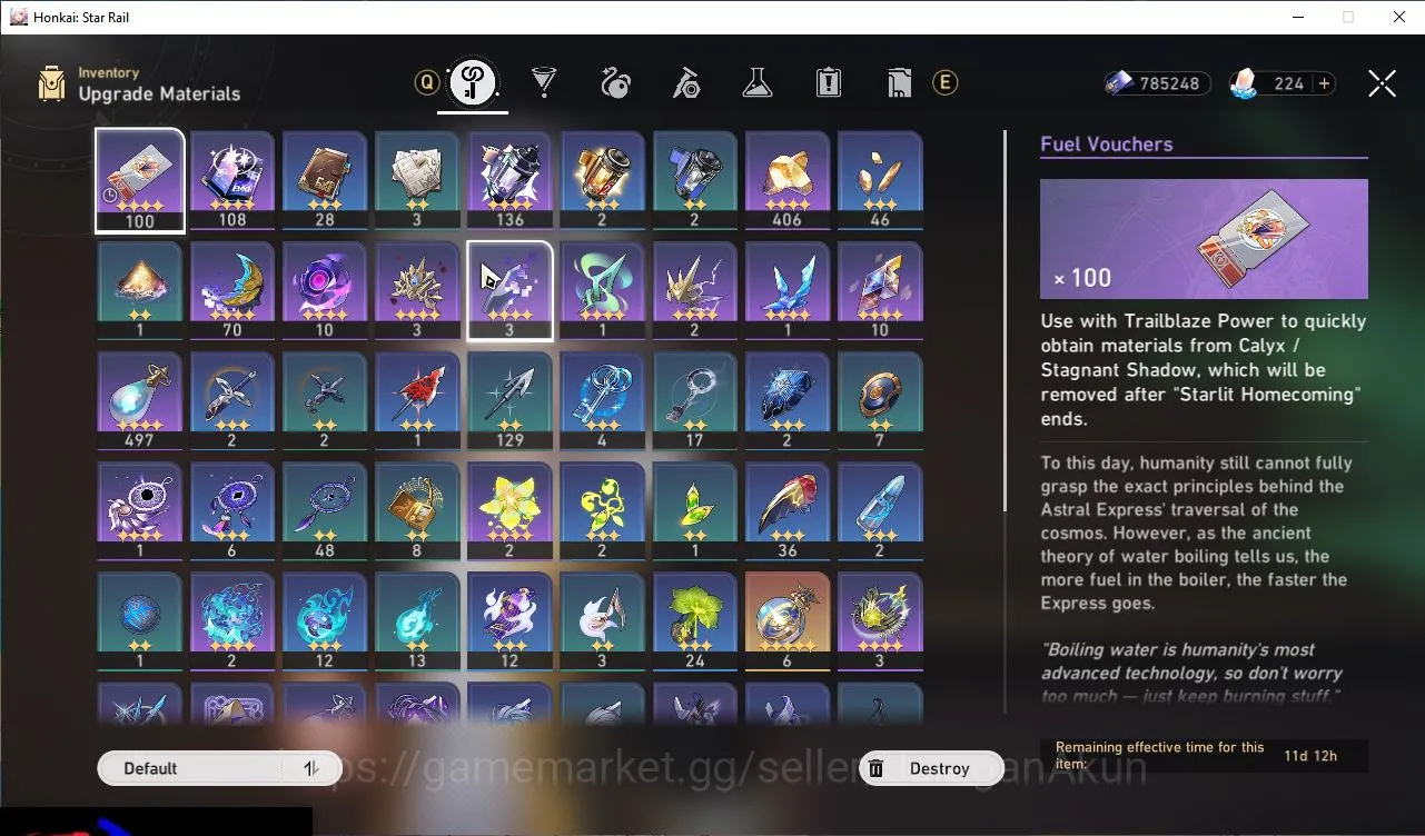Honkai Star Rail Accounts Mid Game ASIA|TL70|10 Limited|[Acheron+Sign,Huohuo,Kafka,Ruan Mei,Jingliu,Firefly,Etc]|Penacony|MC 3