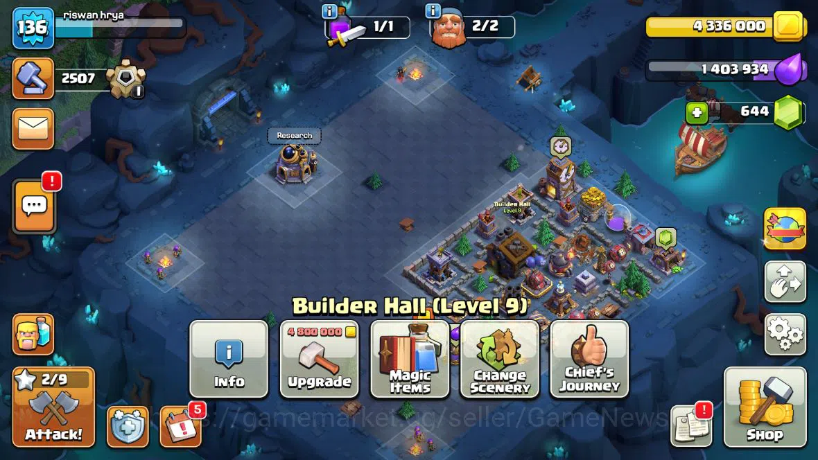 Clash of Clans Accounts TH 14-BH 9|LV 136|TROPHY 2451|HH 8|BK 33,AQ 38,GW  image 5