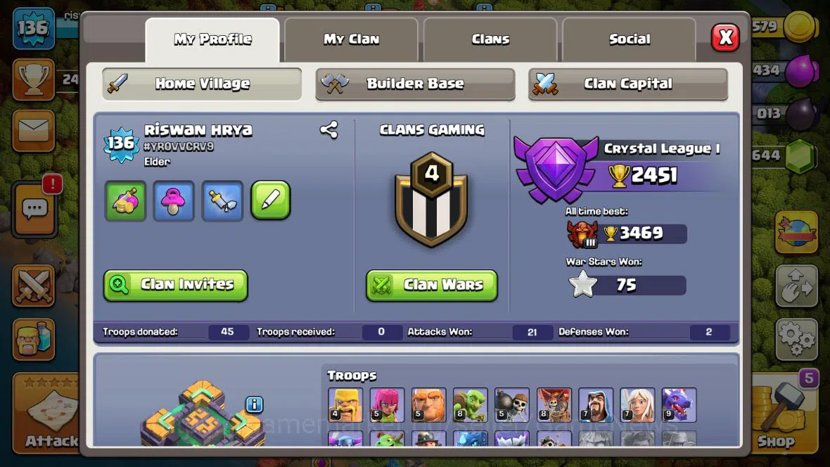 Clash of Clans Accounts TH 14-BH 9|LV 136|TROPHY 2451|HH 8|BK 33,AQ 38,GW  image 7