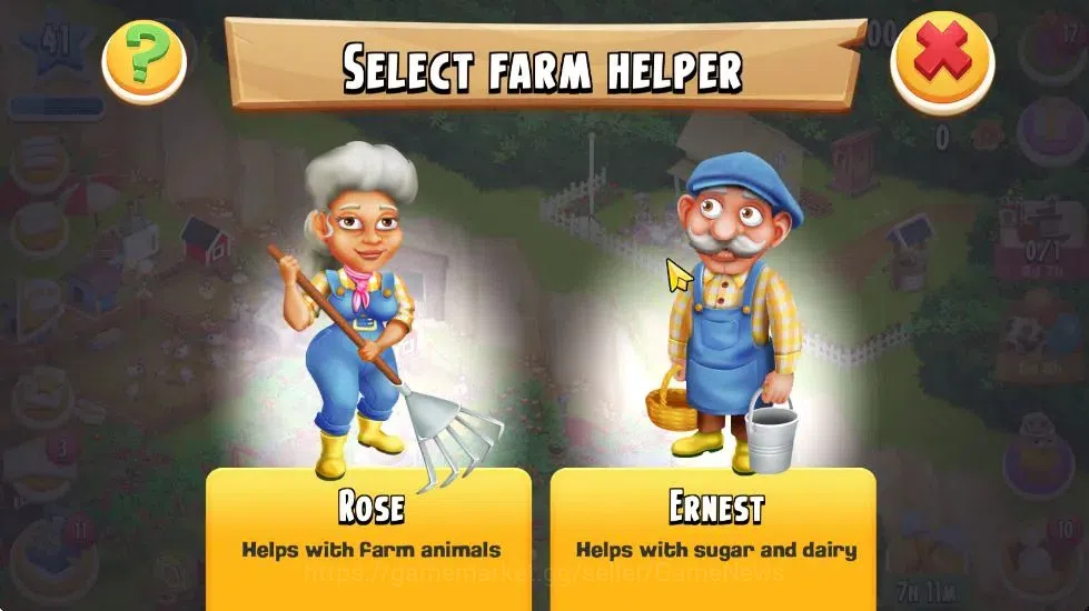 Hay Day Accounts Level 41 | Barn Storage 1050 + Silo Storage 625 |  image 12