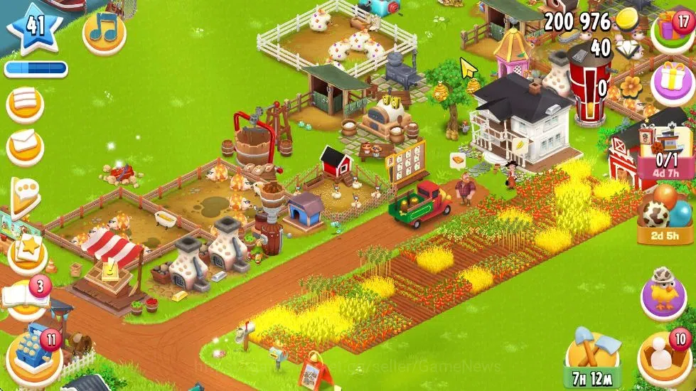 Hay Day Accounts Level 41 | Barn Storage 1050 + Silo Storage 625 |  image 2